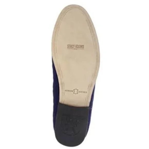 NEW STACY ADAMS Valet Velvet Velour Bit Slip-on Leather Sole Loafer Dress Shoes - Picture 2 of 2